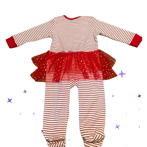 Wanderling “My 1st Christmas” Infant Red Color Bodysuit - Girls - 6-9 Months - Picture 6 of 10